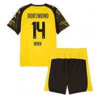 Borussia Dortmund Maximilian Beier #14 Hemmadräkt Barn 2025-26 Kortärmad (+ Korta byxor)